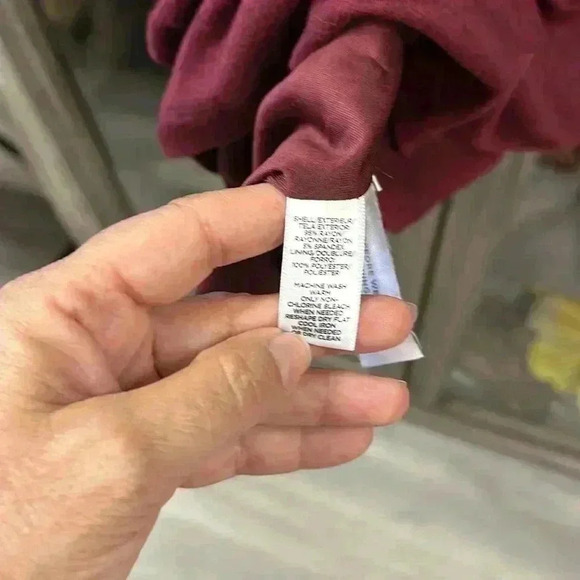 Loft burgundy dressSIZE SMALL - Picture 6 of 6